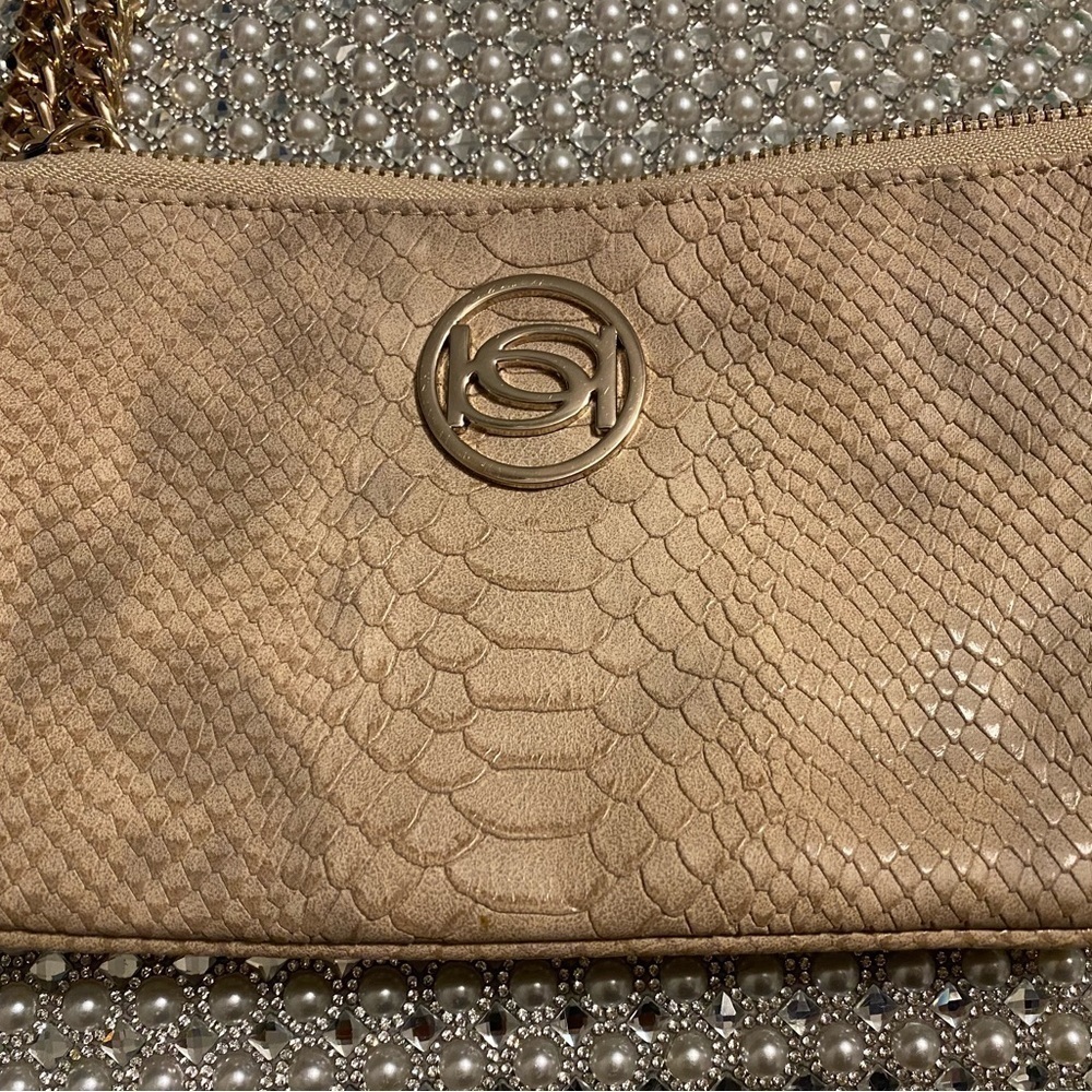 Bebe Python Clutch - image 2